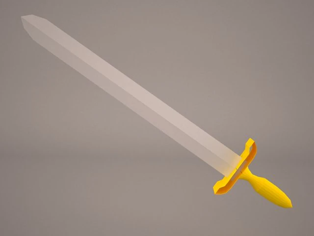 sword 3D Model .c4d .max .obj .3ds .fbx .stl .blend 