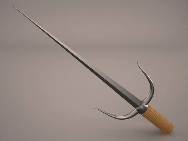 sword 3D Model .c4d .max .obj .3ds .fbx .stl .blend 