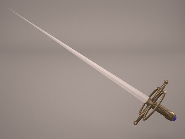 sword Modelo 3D .c4d .max .obj .3ds .fbx .stl .blend 