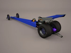 top fuel dragster 3D Model