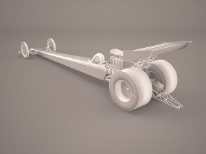 top fuel dragster 3D Model