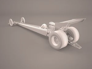 top fuel dragster 3D Model