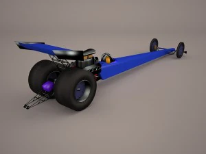 top fuel dragster 3D Model