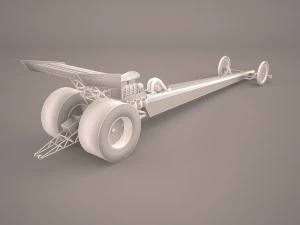 top fuel dragster 3D Model