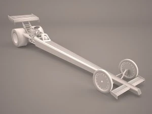 top fuel dragster 3D Model