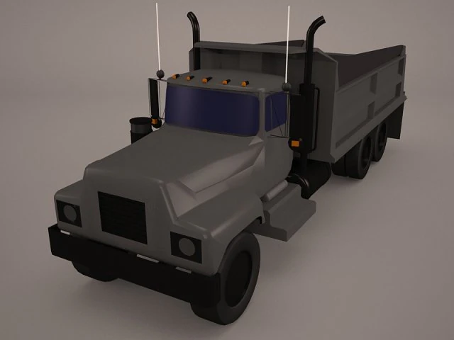 truck generic 3D Model .c4d .max .obj .3ds .fbx .stl .blend 