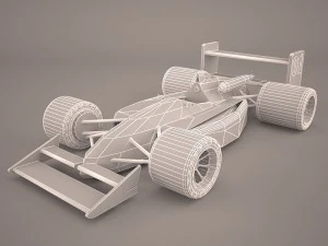 formula one car 3D Model