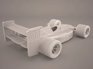 formula one car 3D Model