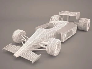 formule &eacute;&eacute;n auto 3D Model