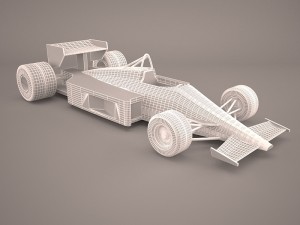 formula one car Modelo 3D