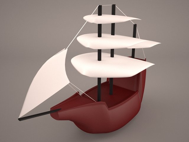 great dutch ship Modelo 3D .c4d .max .obj .3ds .fbx .stl .blend 