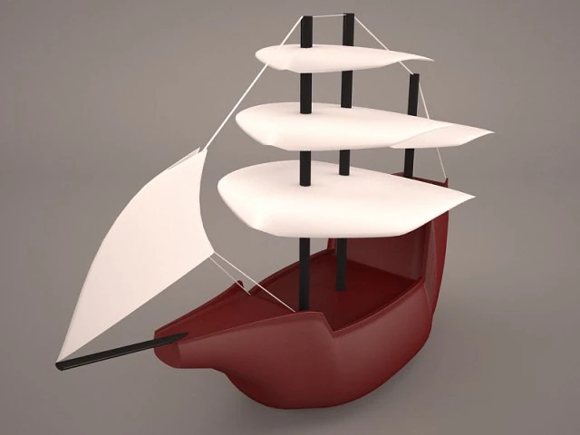 great dutch ship 3D Model .c4d .max .obj .3ds .fbx .stl .blend