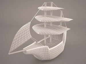 great dutch ship 3D Model