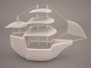 great dutch ship 3D Model