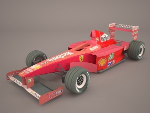 formula one car Model 3D