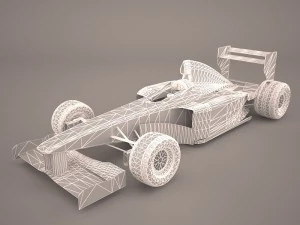 formula one car 3D Model