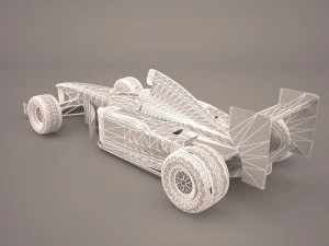 formula one car 3D Model