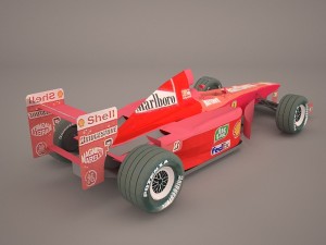 formula one car Modello 3D