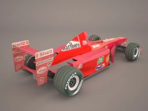 formula one car 3D Model