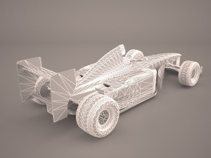 formula one car Modello 3D