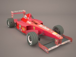 formula one car Modello 3D