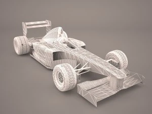 formula one car 3D Model