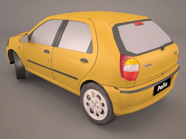 fiat palio fire economy 3D Model .c4d .max .obj .3ds .fbx .stl .blend 