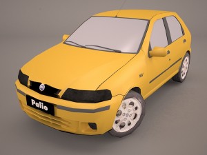fiat palio fire economy Modelo 3D