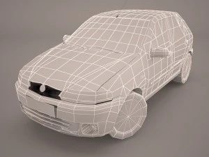 fiat palio fire economy 3D Model