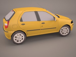 fiat palio fire economy Modelo 3D