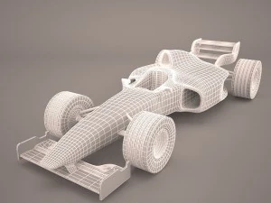 formula one car 3D Model