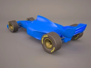 formula one car 3D Model