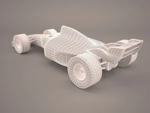 formula one car 3D Model