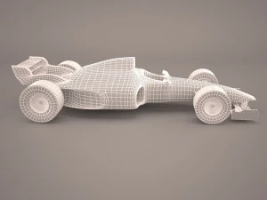formula one car 3D Model