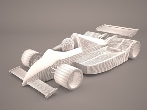 formula one car 3D Model