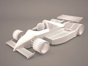 formula one car 3D Model