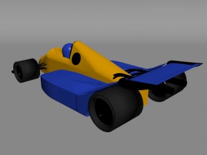 formula one car 3D Model