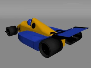 formula one car 3D Model