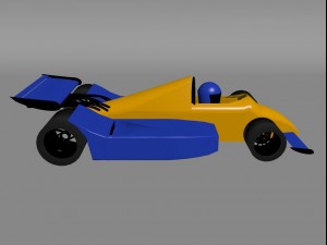 formula one car 3D Model