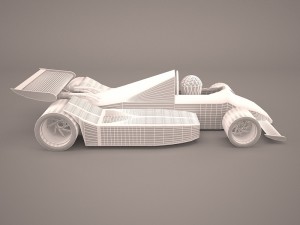 formula one car 3D Model