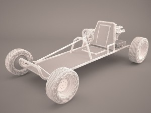 racing go-kart Modèle 3D