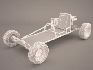 racing go-kart 3D Model