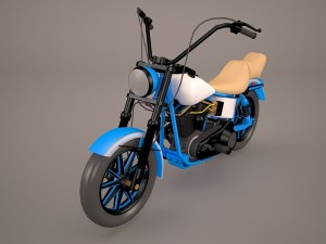 easy rider harley davidson 3D Model
