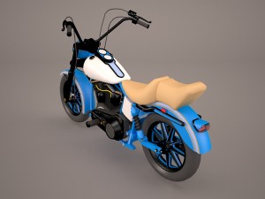 easy rider harley davidson Model 3D