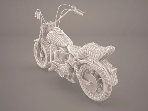 easy rider harley davidson 3D Model