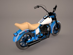 easy rider harley davidson Model 3D