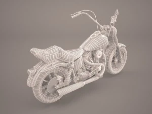 easy rider harley davidson 3D Model