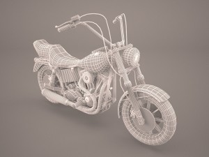 easy rider harley davidson Model 3D