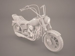 easy rider harley davidson 3D Model