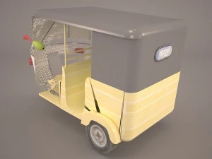 bajaj yakarta Modelo 3D